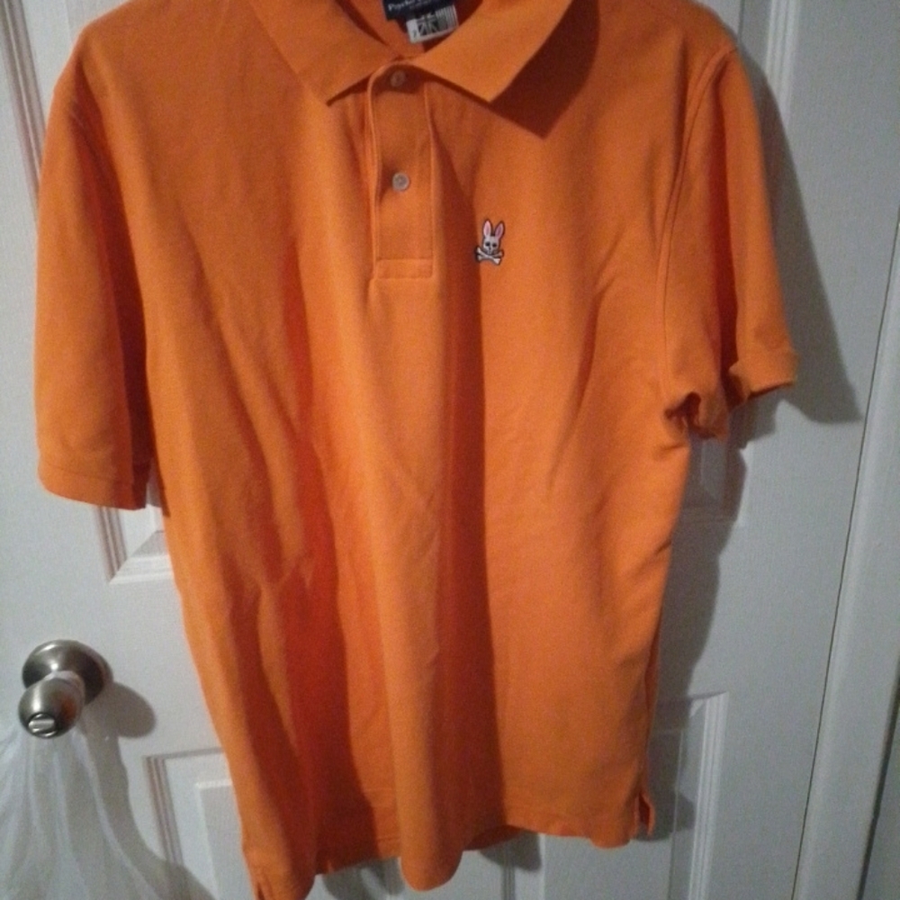 Psycho Bunny Vibrant Orange Polo